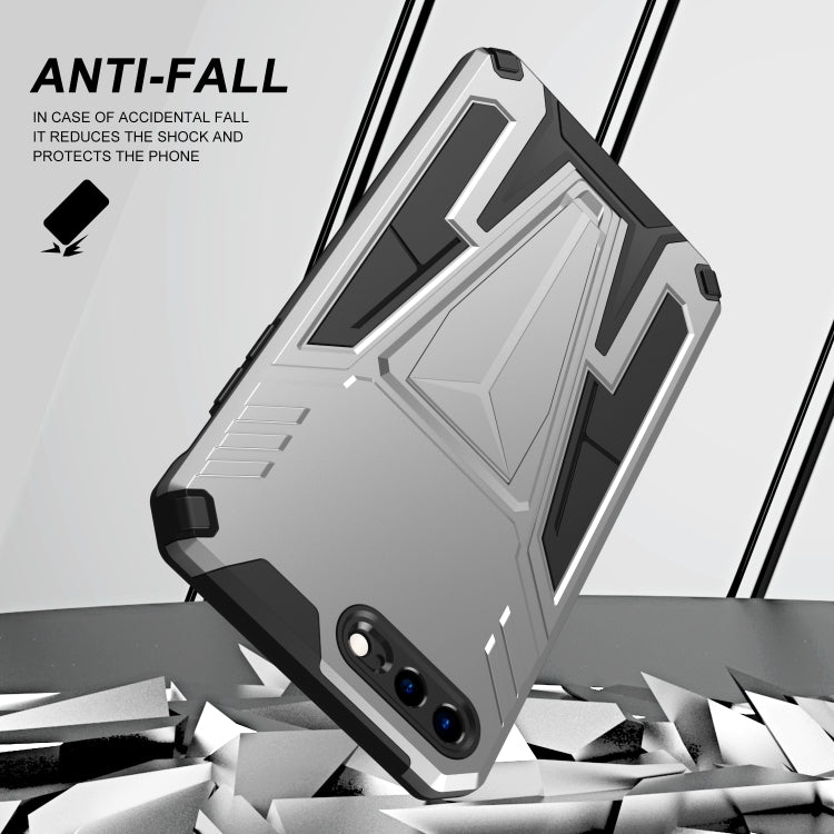 Super V Armor PC + TPU Shockproof Case with Invisible Holder For iPhone 8 Plus / 7 Plus
