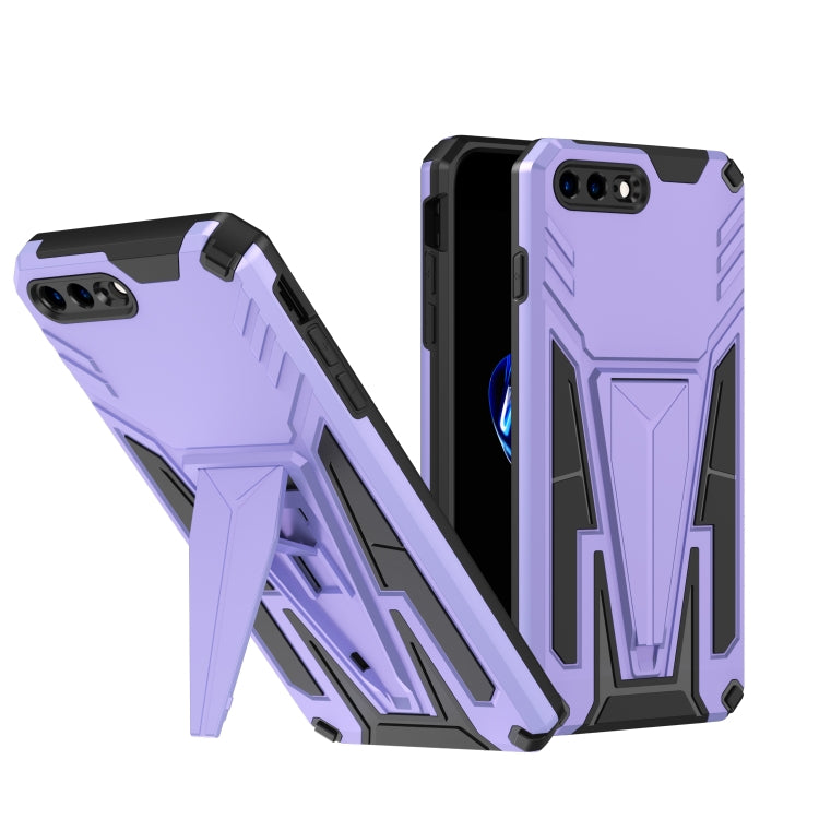 Super V Armor PC + TPU Shockproof Case with Invisible Holder For iPhone 8 Plus / 7 Plus