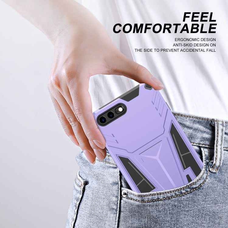 Super V Armor PC + TPU Shockproof Case with Invisible Holder For iPhone 8 Plus / 7 Plus