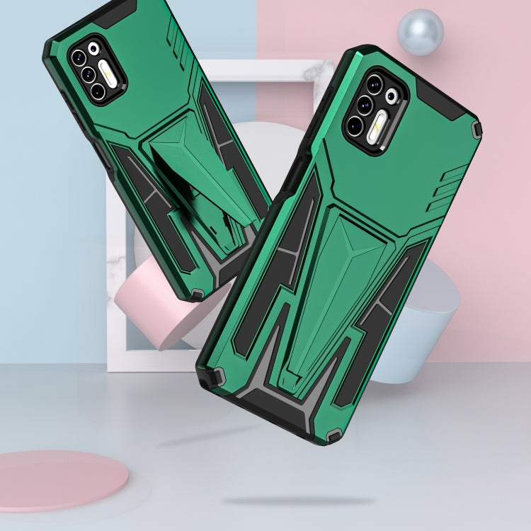 For Motorola Moto G Stylus 2021 Super V Armor PC + TPU Shockproof Case with Invisible Holder