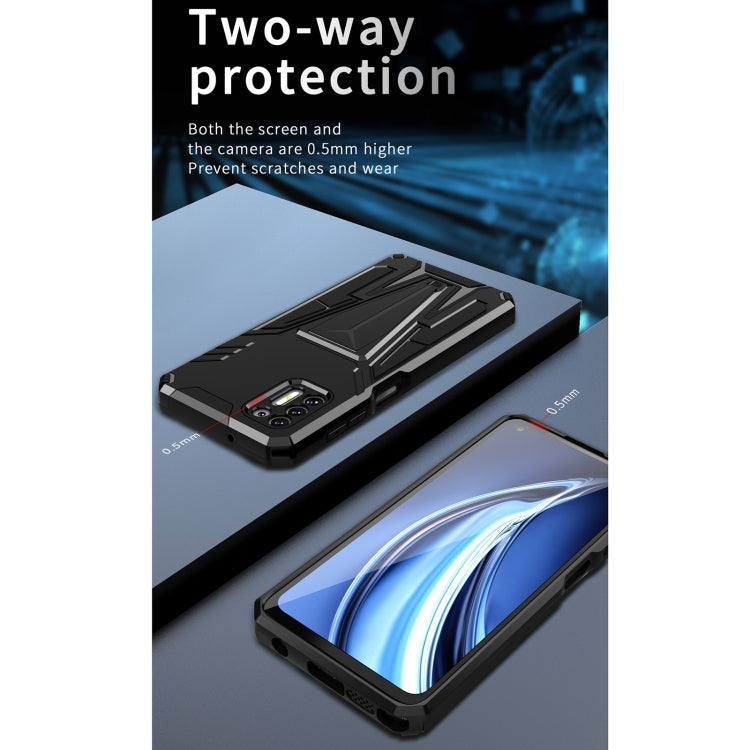 For Motorola Moto G Stylus 2021 Super V Armor PC + TPU Shockproof Case with Invisible Holder