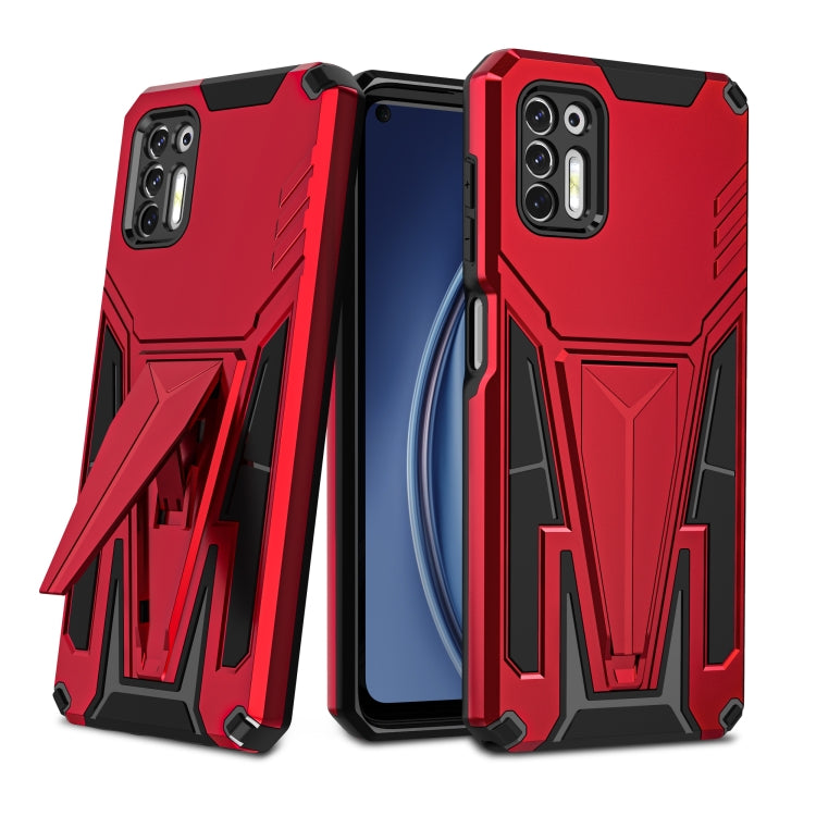 For Motorola Moto G Stylus 2021 Super V Armor PC + TPU Shockproof Case with Invisible Holder