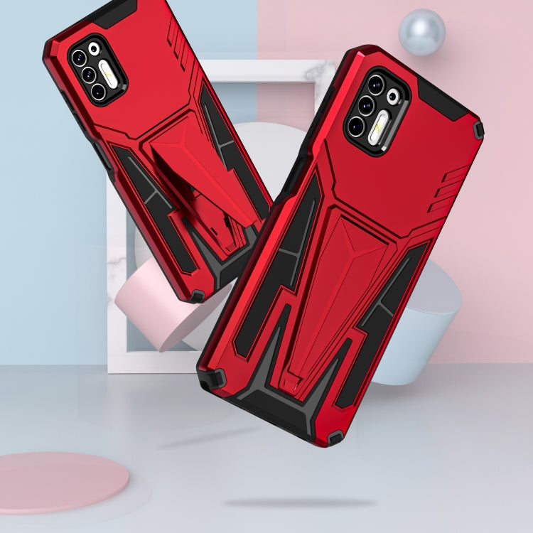 For Motorola Moto G Stylus 2021 Super V Armor PC + TPU Shockproof Case with Invisible Holder