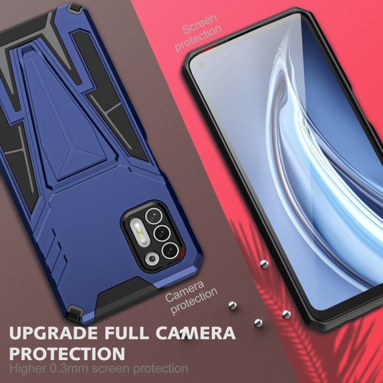 For Motorola Moto G Stylus 2021 Super V Armor PC + TPU Shockproof Case with Invisible Holder