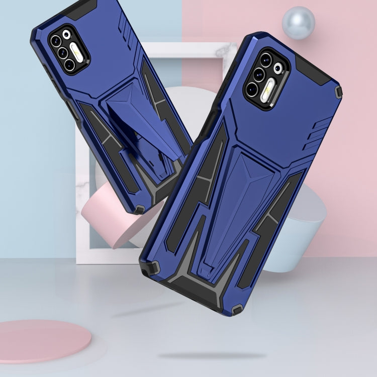 For Motorola Moto G Stylus 2021 Super V Armor PC + TPU Shockproof Case with Invisible Holder