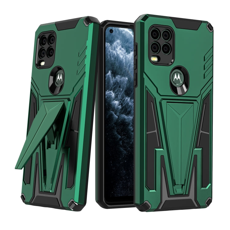 For Motorola Moto G Stylus 5G Super V Armor PC + TPU Shockproof Case with Invisible Holder