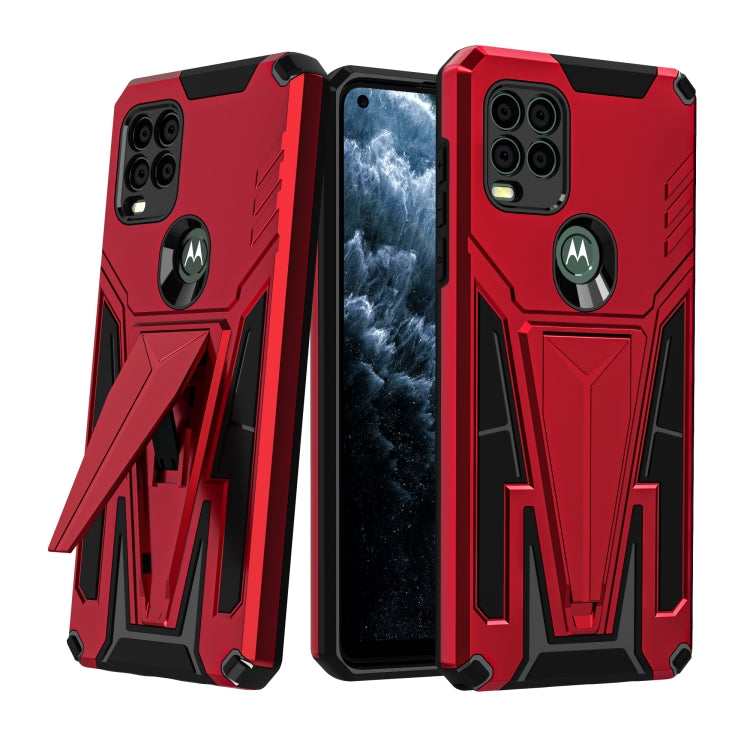 For Motorola Moto G Stylus 5G Super V Armor PC + TPU Shockproof Case with Invisible Holder