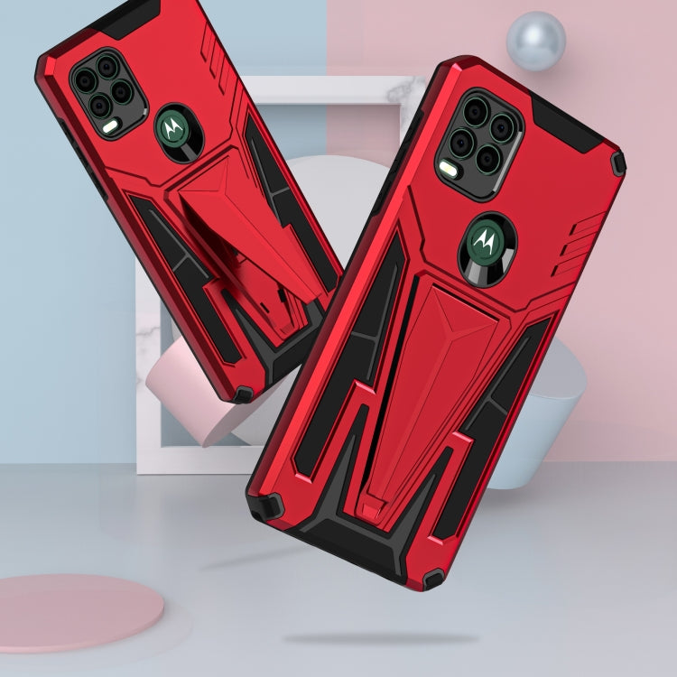 For Motorola Moto G Stylus 5G Super V Armor PC + TPU Shockproof Case with Invisible Holder