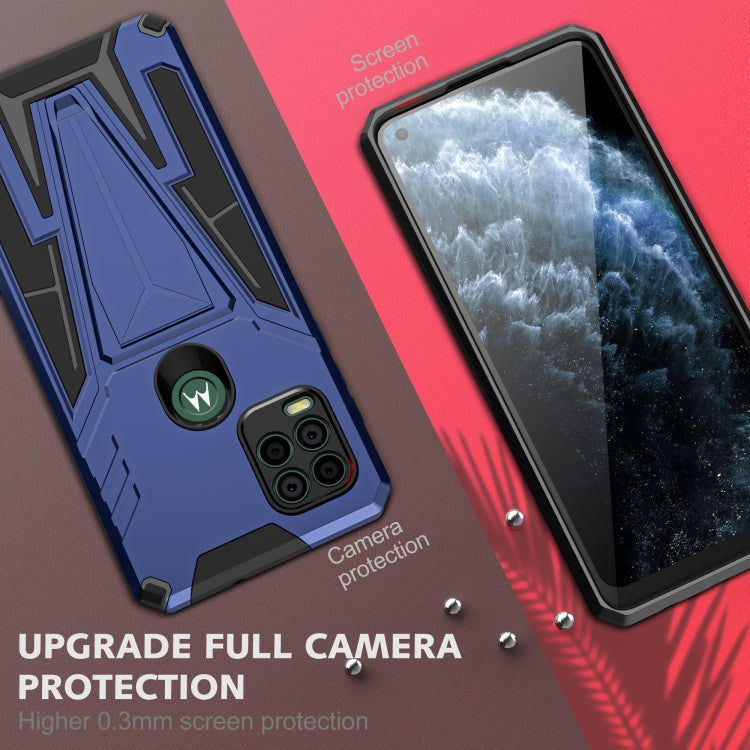 For Motorola Moto G Stylus 5G Super V Armor PC + TPU Shockproof Case with Invisible Holder