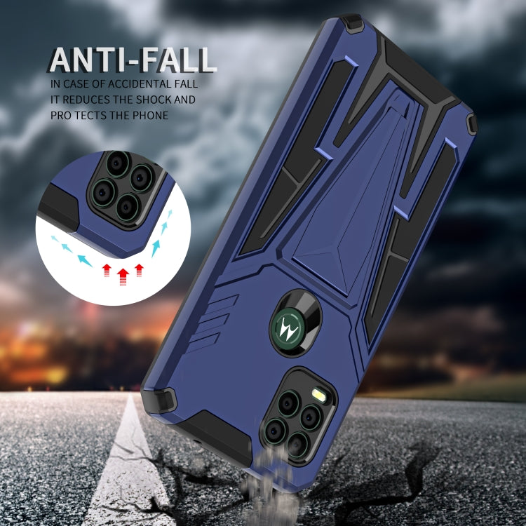 For Motorola Moto G Stylus 5G Super V Armor PC + TPU Shockproof Case with Invisible Holder