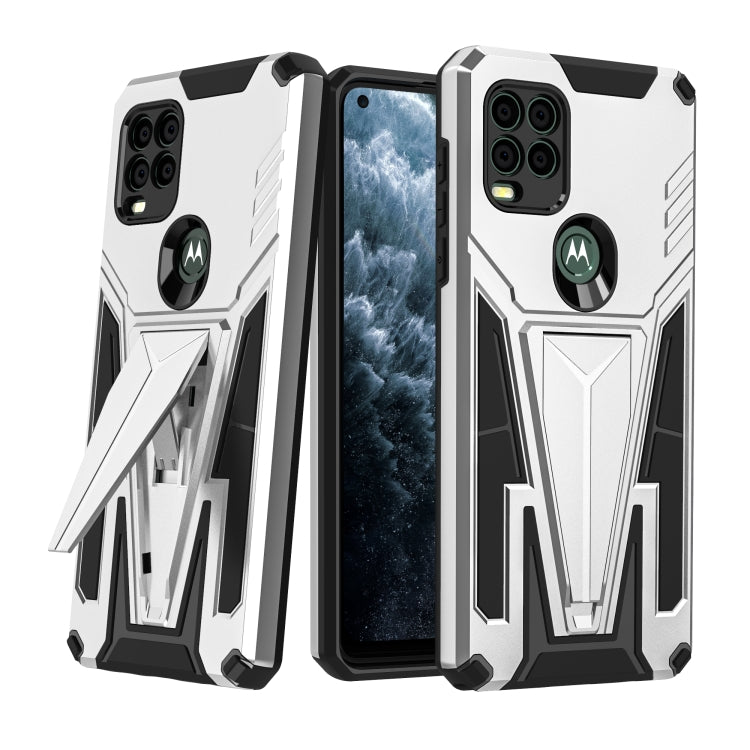 For Motorola Moto G Stylus 5G Super V Armor PC + TPU Shockproof Case with Invisible Holder