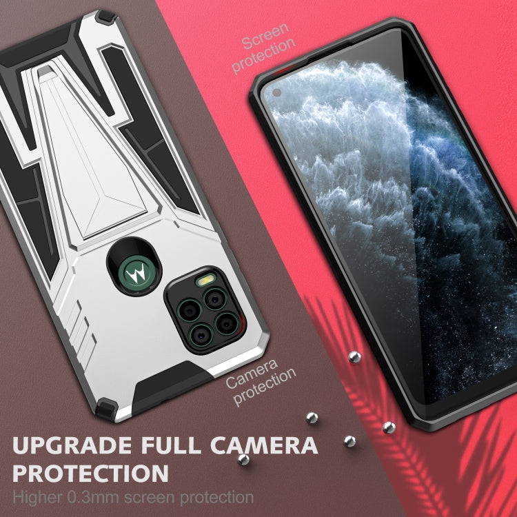 For Motorola Moto G Stylus 5G Super V Armor PC + TPU Shockproof Case with Invisible Holder