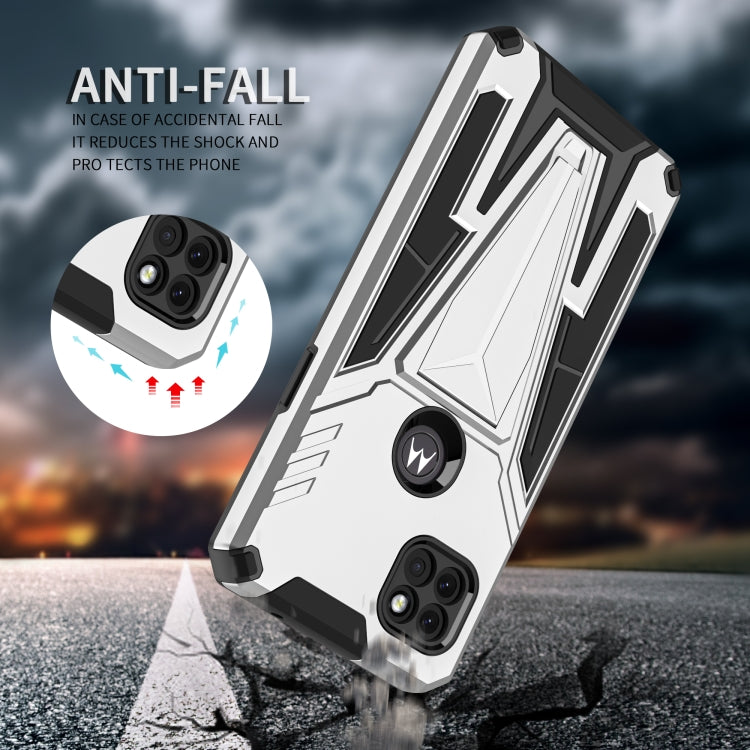 For Motorola One 5G Ace Super V Armor PC + TPU Shockproof Case with Invisible Holder