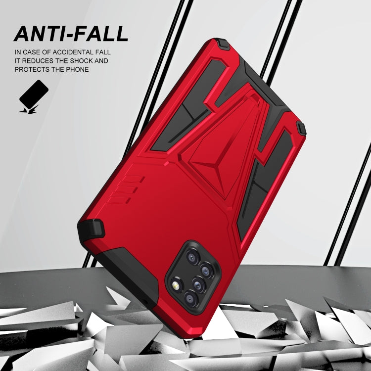 For Samsung Galaxy A31 Super V Armor PC + TPU Shockproof Case with Invisible Holder
