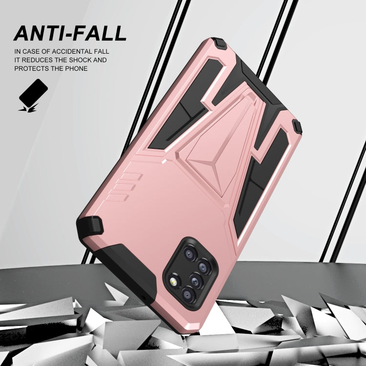 For Samsung Galaxy A31 Super V Armor PC + TPU Shockproof Case with Invisible Holder