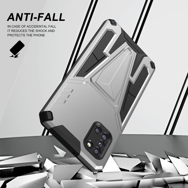 For Samsung Galaxy A31 Super V Armor PC + TPU Shockproof Case with Invisible Holder