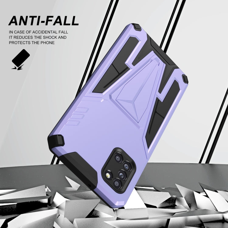 For Samsung Galaxy A31 Super V Armor PC + TPU Shockproof Case with Invisible Holder