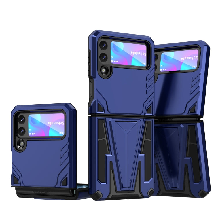For Samsung Galaxy Z Flip3 5G Super V Armor PC + TPU Shockproof Case with Invisible Holder