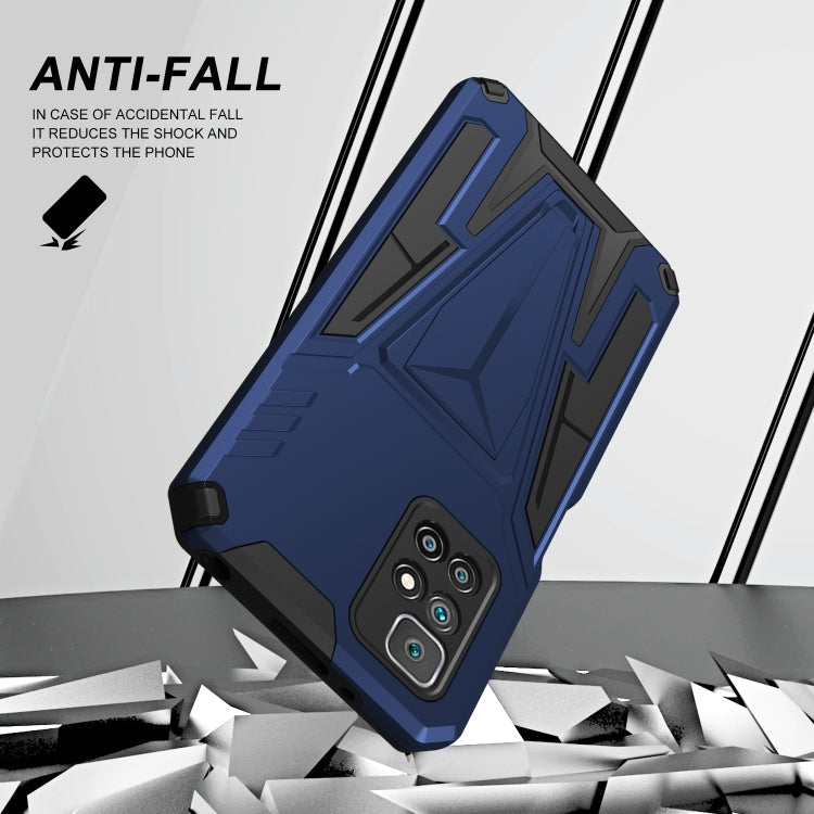 For Xiaomi Redmi 10 Super V Armor PC + TPU Shockproof Case with Invisible Holder
