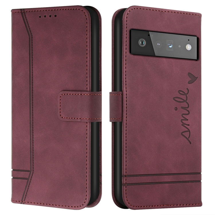 For Google Pixel 6 Retro Skin Feel Horizontal Flip Soft TPU + PU Leather Case