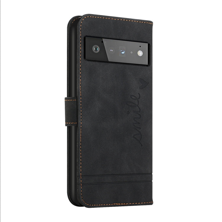 For Google Pixel 6 Retro Skin Feel Horizontal Flip Soft TPU + PU Leather Case