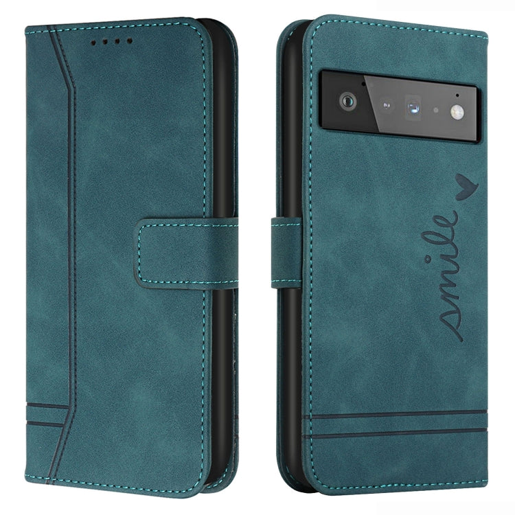 For Google Pixel 6 Retro Skin Feel Horizontal Flip Soft TPU + PU Leather Case