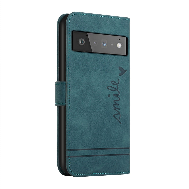 For Google Pixel 6 Retro Skin Feel Horizontal Flip Soft TPU + PU Leather Case