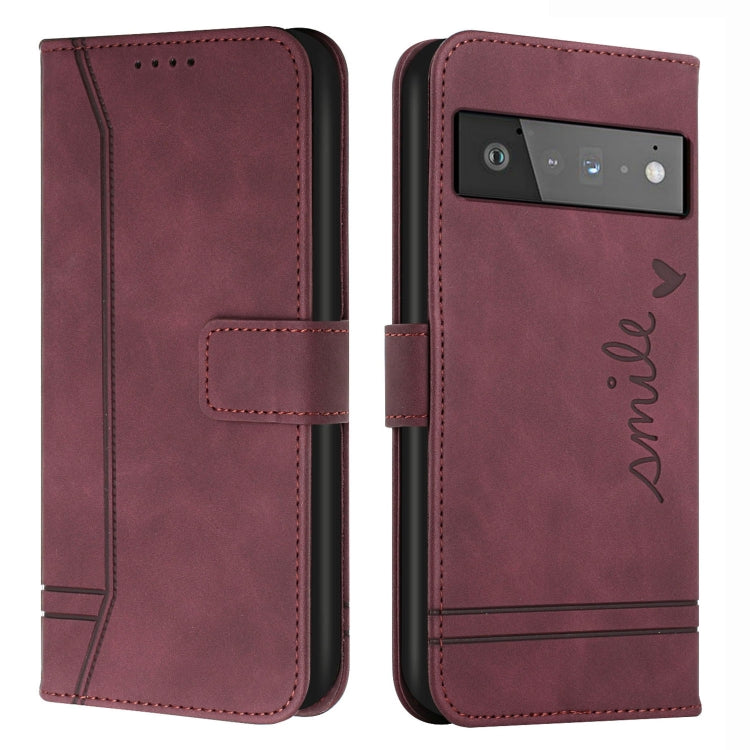 For Google Pixel 6 Pro Retro Skin Feel Horizontal Flip Soft TPU + PU Leather Case