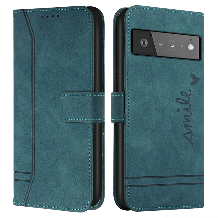 For Google Pixel 6 Pro Retro Skin Feel Horizontal Flip Soft TPU + PU Leather Case