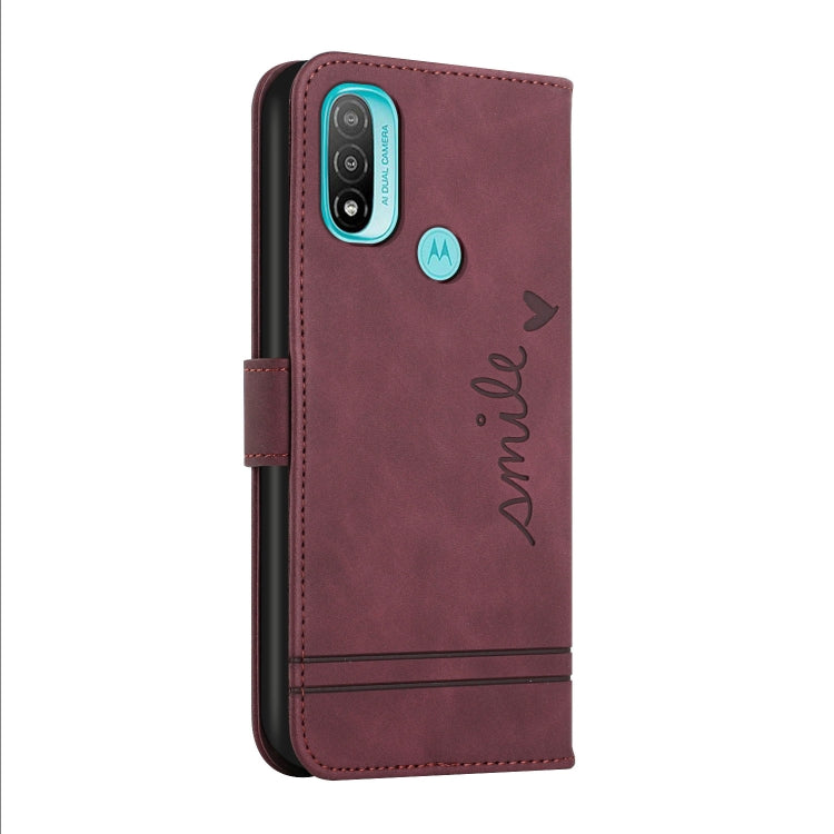 For Motorola Moto E20 Retro Skin Feel Horizontal Flip Soft TPU + PU Leather Case