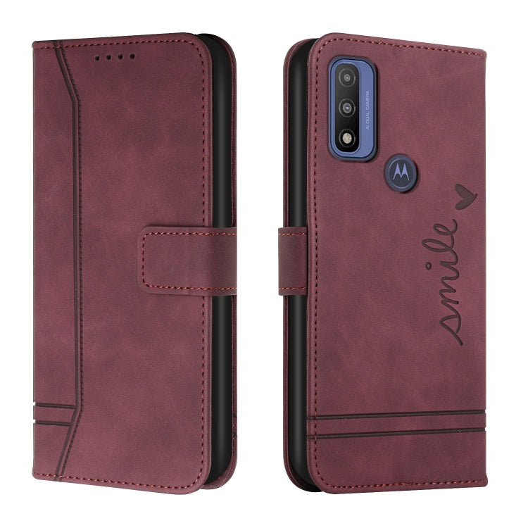 For Motorola Moto G Pure Retro Skin Feel Horizontal Flip Soft TPU + PU Leather Case