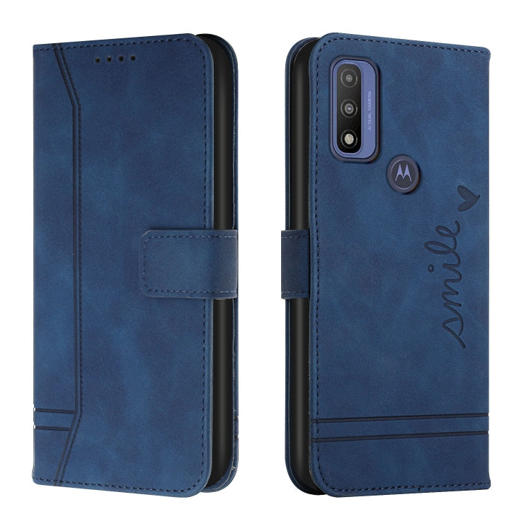 For Motorola Moto G Pure Retro Skin Feel Horizontal Flip Soft TPU + PU Leather Case