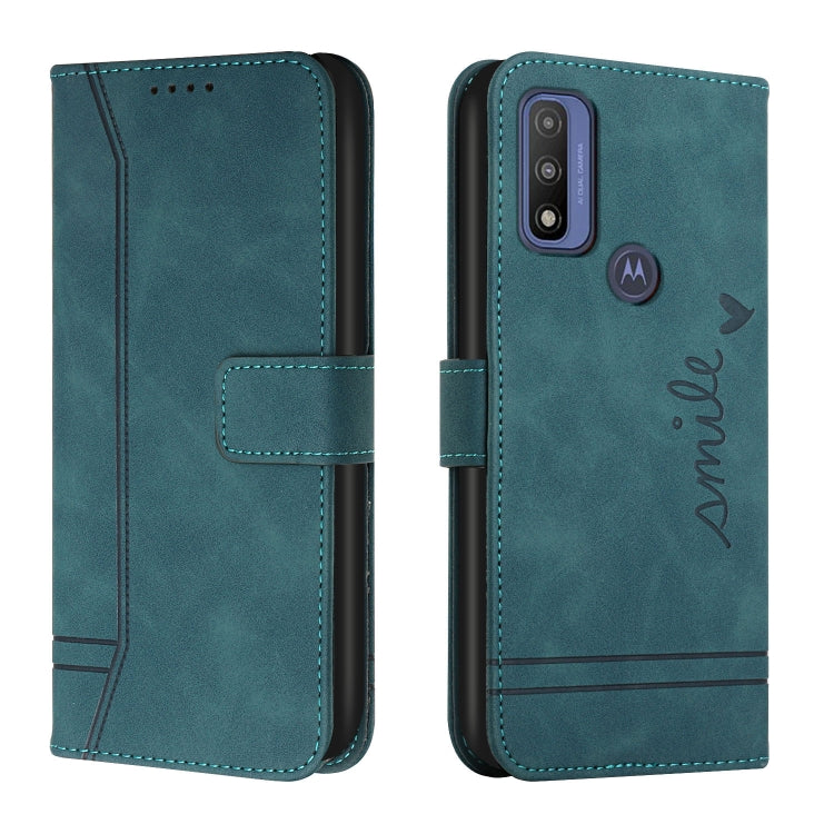 For Motorola Moto G Pure Retro Skin Feel Horizontal Flip Soft TPU + PU Leather Case