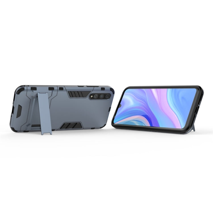 For Huawei Enjoy 10S Shockproof PC + TPU Protective Case with Invisible Holder