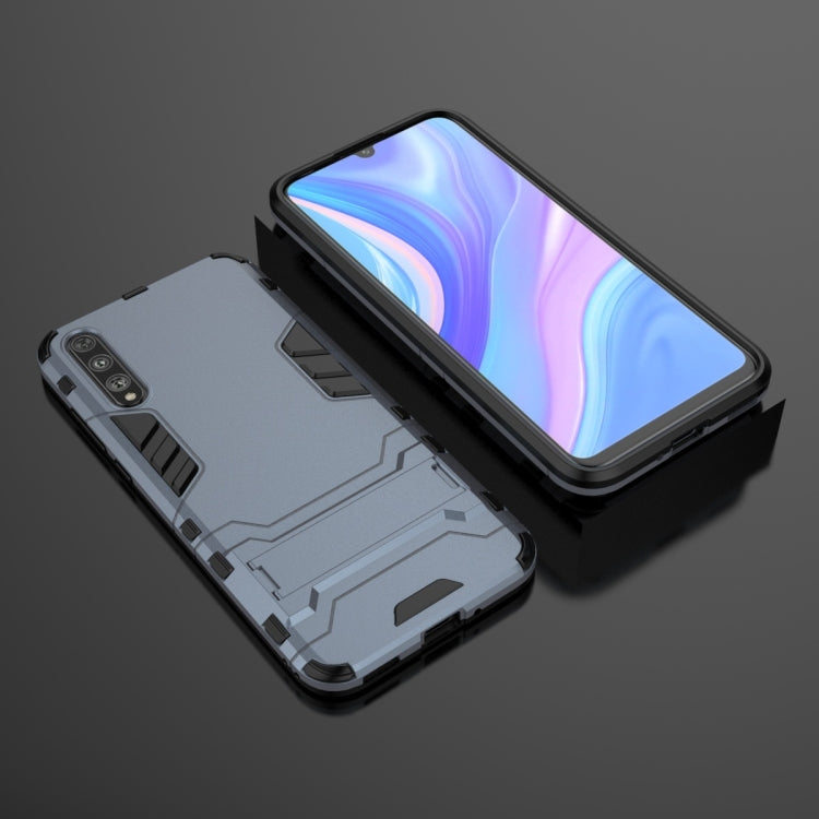 For Huawei Enjoy 10S Shockproof PC + TPU Protective Case with Invisible Holder