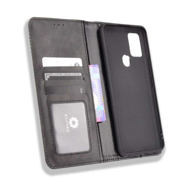 For BLU G91 Magnetic Buckle Retro Crazy Horse Texture Horizontal Flip Leather Case with Holder & Card Slots & Photo Frame