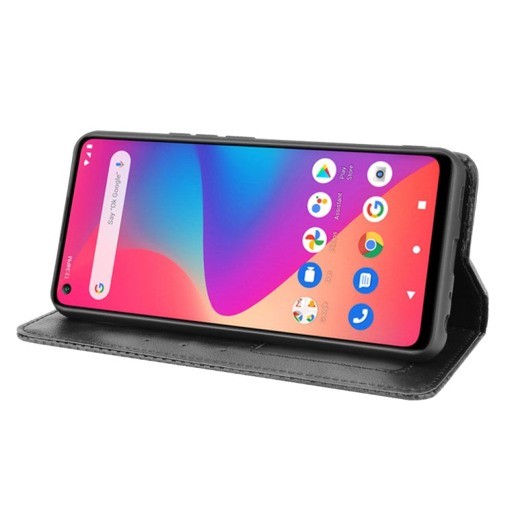 For BLU G91 Magnetic Buckle Retro Crazy Horse Texture Horizontal Flip Leather Case with Holder & Card Slots & Photo Frame
