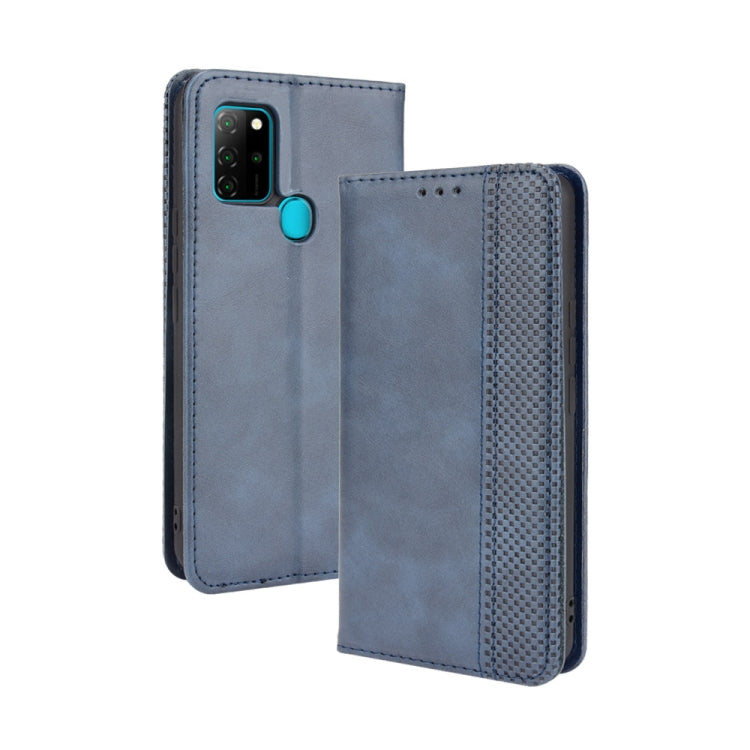 For BLU G91 Magnetic Buckle Retro Crazy Horse Texture Horizontal Flip Leather Case with Holder & Card Slots & Photo Frame