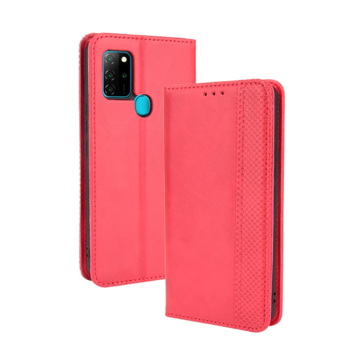 For BLU G91 Magnetic Buckle Retro Crazy Horse Texture Horizontal Flip Leather Case with Holder & Card Slots & Photo Frame