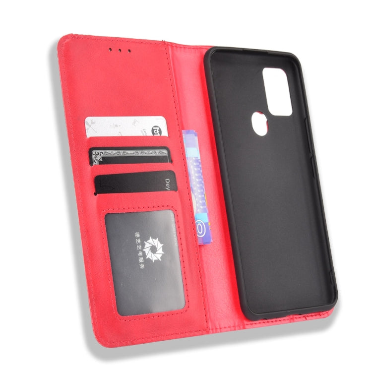 For BLU G91 Magnetic Buckle Retro Crazy Horse Texture Horizontal Flip Leather Case with Holder & Card Slots & Photo Frame