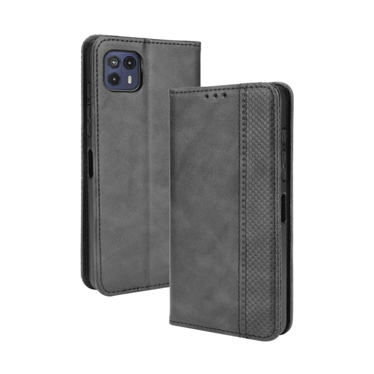 For Motorola Moto G50 5G Magnetic Buckle Retro Crazy Horse Texture Horizontal Flip Leather Case with Holder & Card Slots & Photo Frame