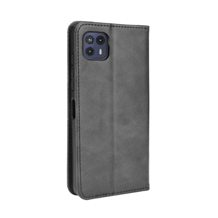 For Motorola Moto G50 5G Magnetic Buckle Retro Crazy Horse Texture Horizontal Flip Leather Case with Holder & Card Slots & Photo Frame