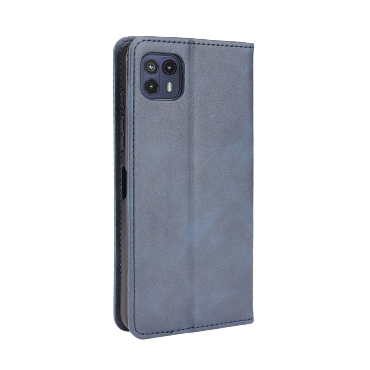 For Motorola Moto G50 5G Magnetic Buckle Retro Crazy Horse Texture Horizontal Flip Leather Case with Holder & Card Slots & Photo Frame