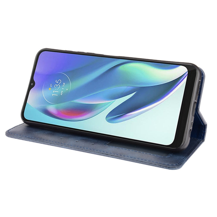 For Motorola Moto G50 5G Magnetic Buckle Retro Crazy Horse Texture Horizontal Flip Leather Case with Holder & Card Slots & Photo Frame