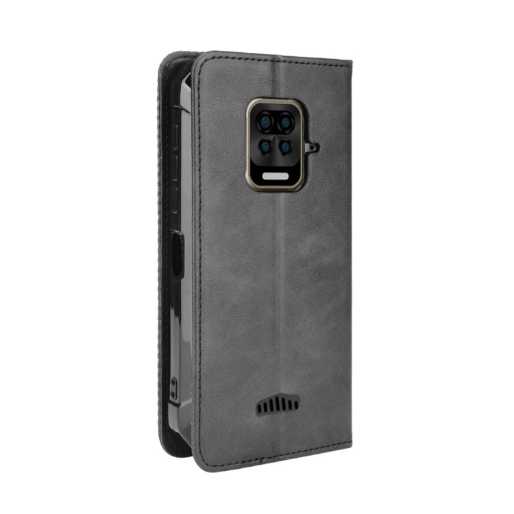 For Doogee S59 / S59 Pro Magnetic Buckle Retro Crazy Horse Texture Horizontal Flip Leather Case with Holder & Card Slots & Photo Frame