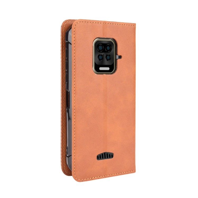 For Doogee S59 / S59 Pro Magnetic Buckle Retro Crazy Horse Texture Horizontal Flip Leather Case with Holder & Card Slots & Photo Frame