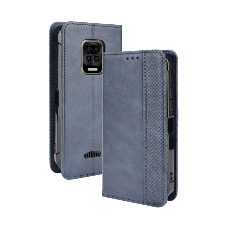 For Doogee S59 / S59 Pro Magnetic Buckle Retro Crazy Horse Texture Horizontal Flip Leather Case with Holder & Card Slots & Photo Frame