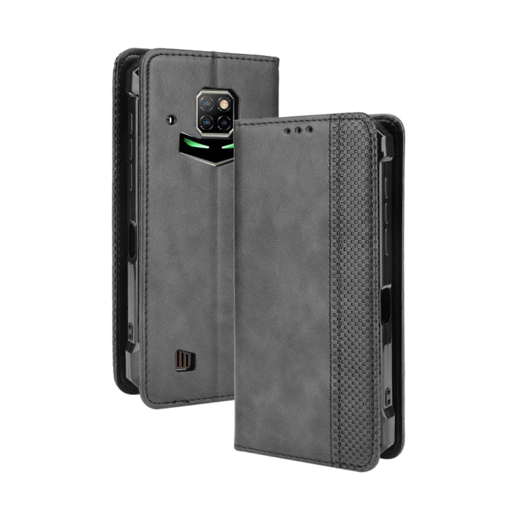 For Doogee S88 Plus / S88 Pro Magnetic Buckle Retro Crazy Horse Texture Horizontal Flip Leather Case with Holder & Card Slots & Photo Frame