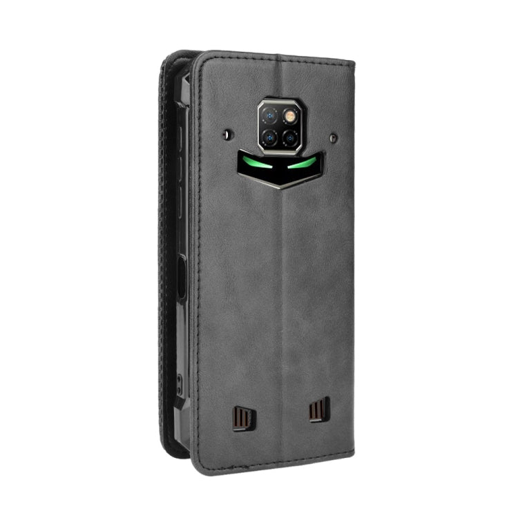 For Doogee S88 Plus / S88 Pro Magnetic Buckle Retro Crazy Horse Texture Horizontal Flip Leather Case with Holder & Card Slots & Photo Frame