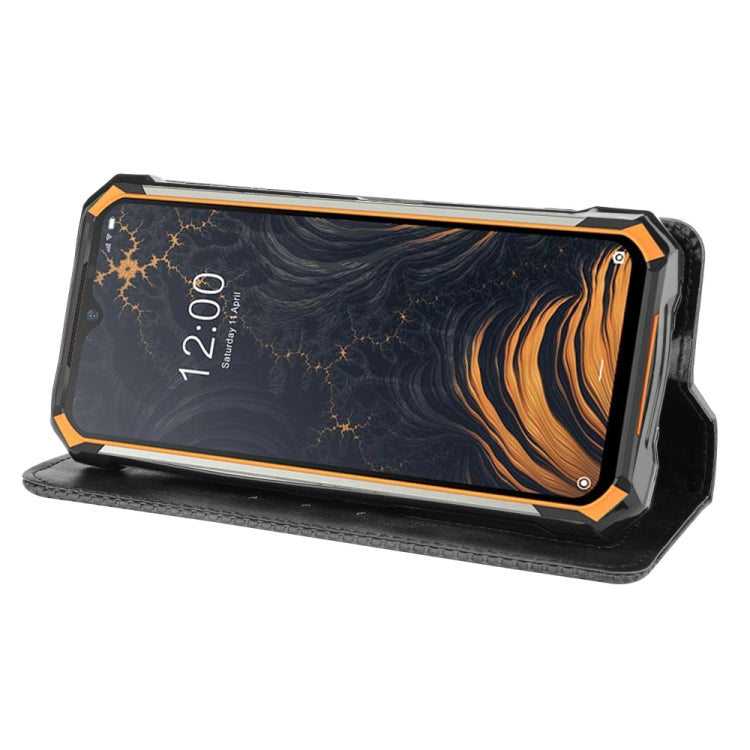 For Doogee S88 Plus / S88 Pro Magnetic Buckle Retro Crazy Horse Texture Horizontal Flip Leather Case with Holder & Card Slots & Photo Frame
